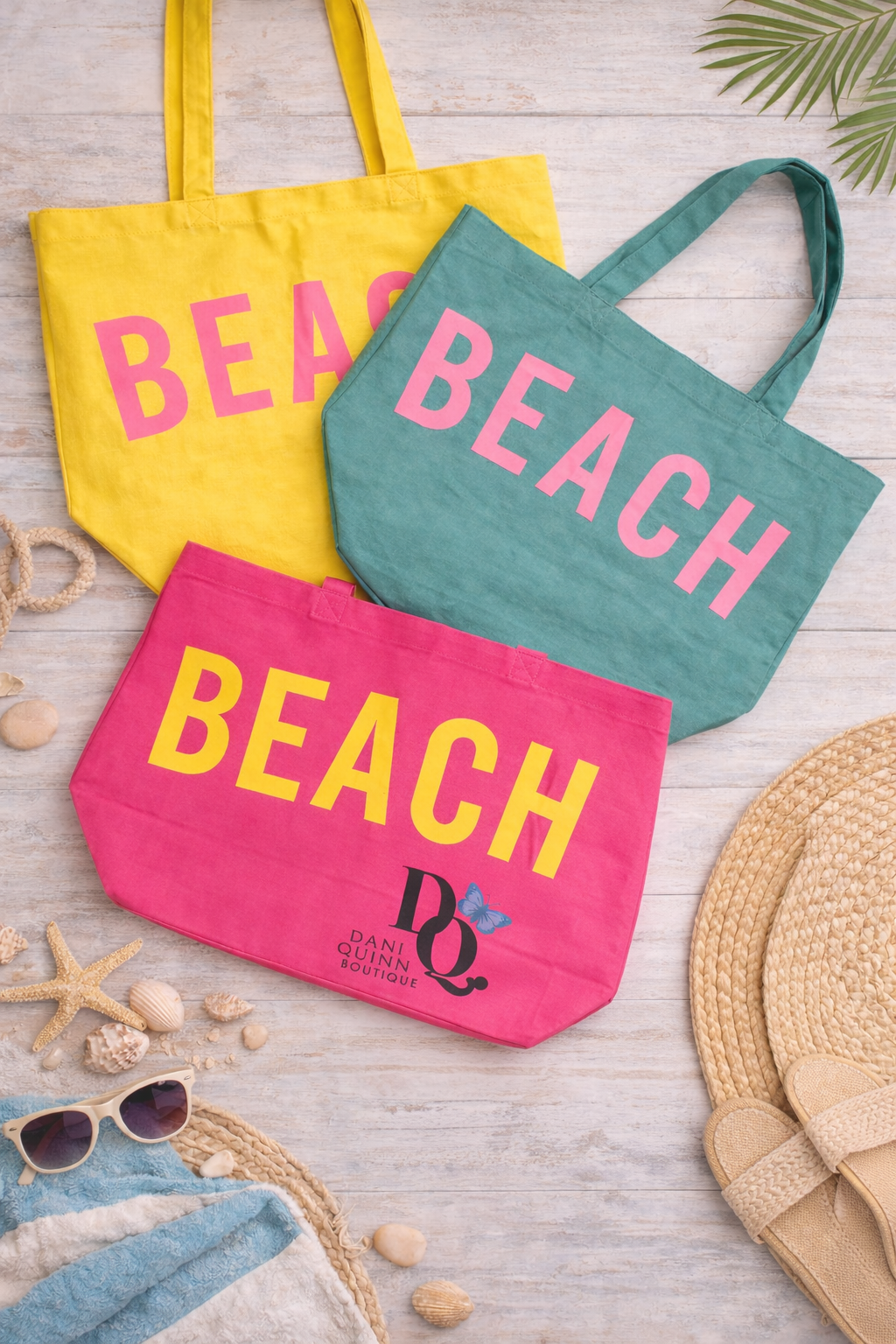 Beach Canvas Tote