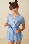 Girl's Baby Blue Romper