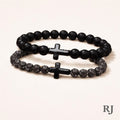 Black Cross Bracelet