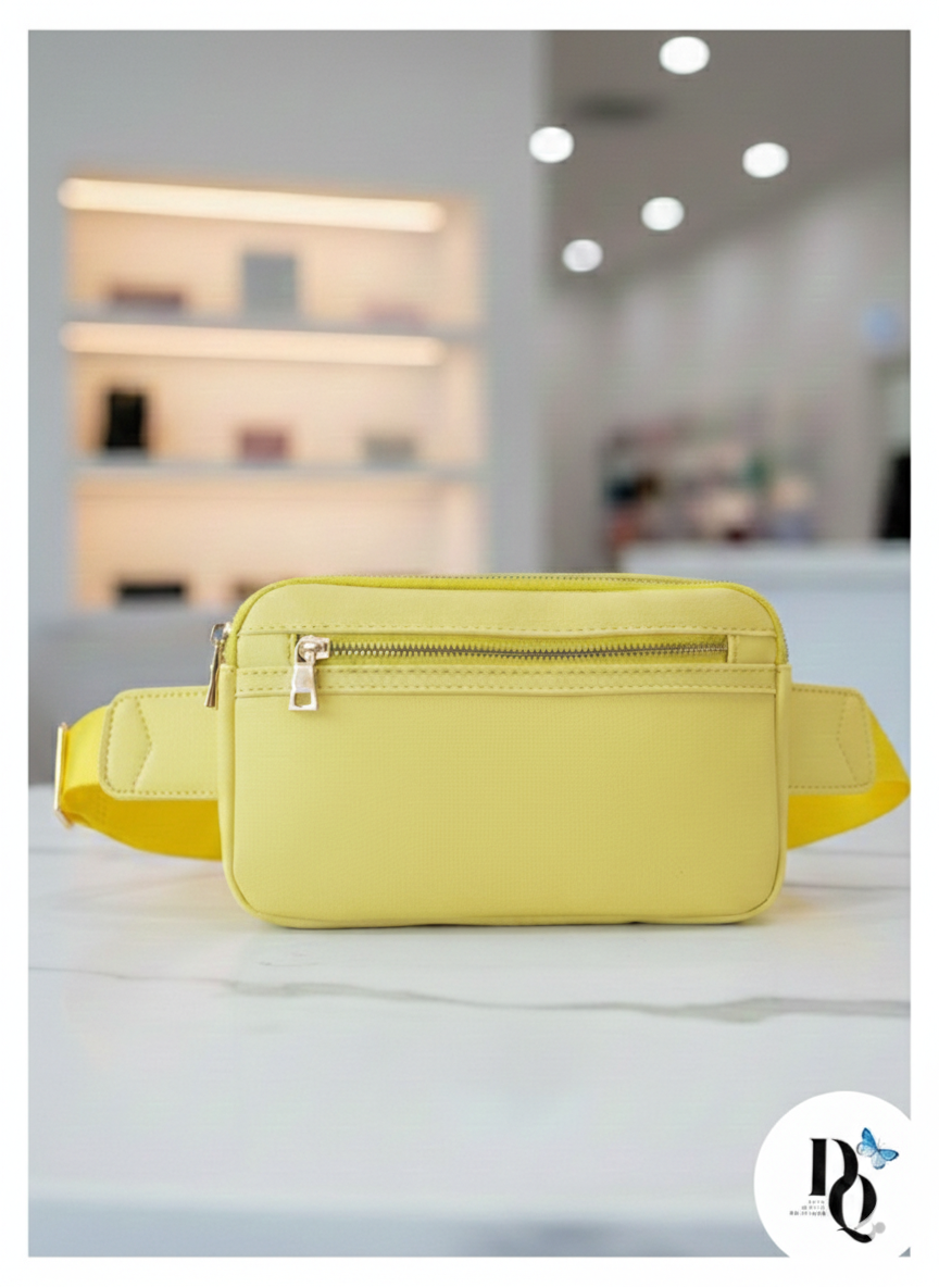 Slim Vegan Leather Fanny Pack