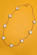 18k Stainless Steel Tarnish Free Clover Necklace