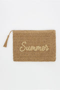Straw Summer Pouch