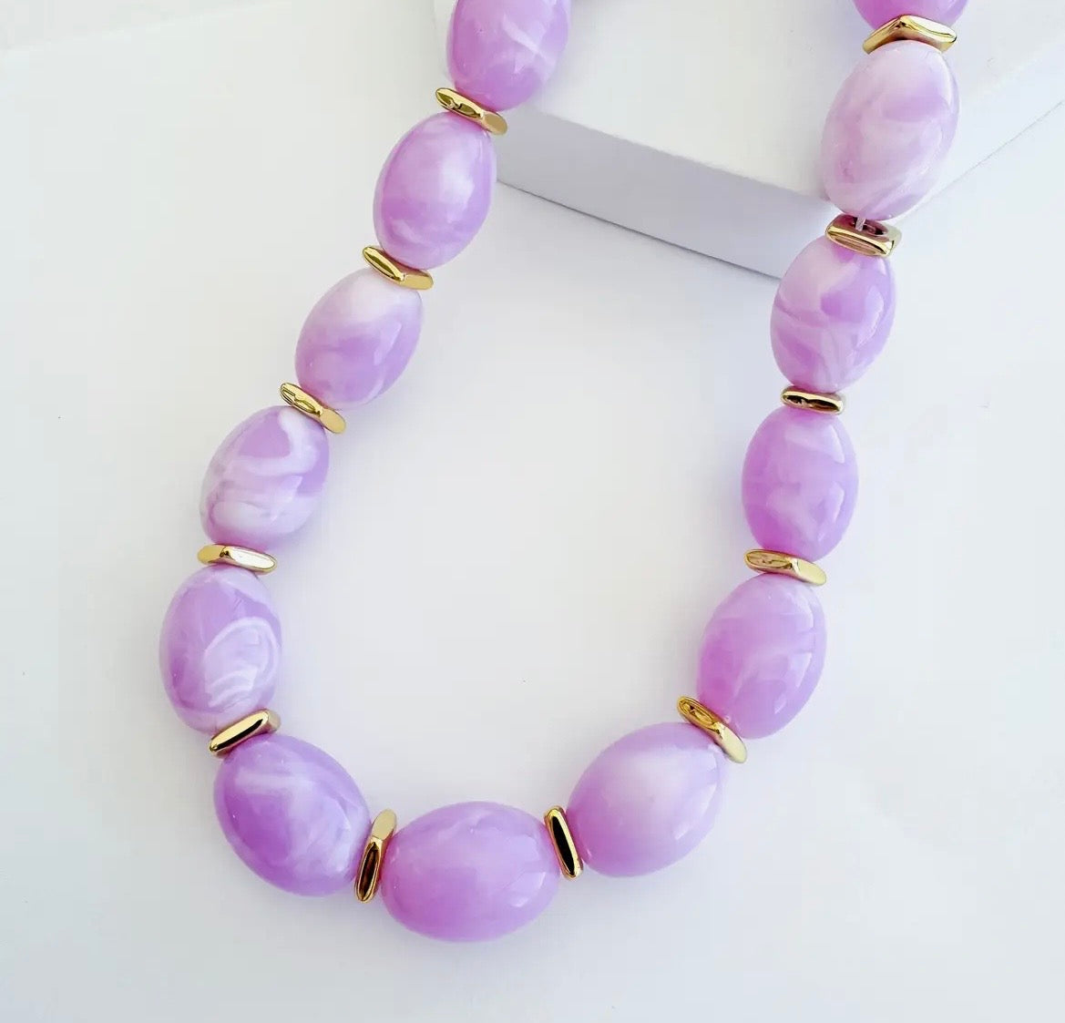 Jelly Pop Lavender Necklace