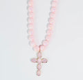 Pink Grace Cross Necklace