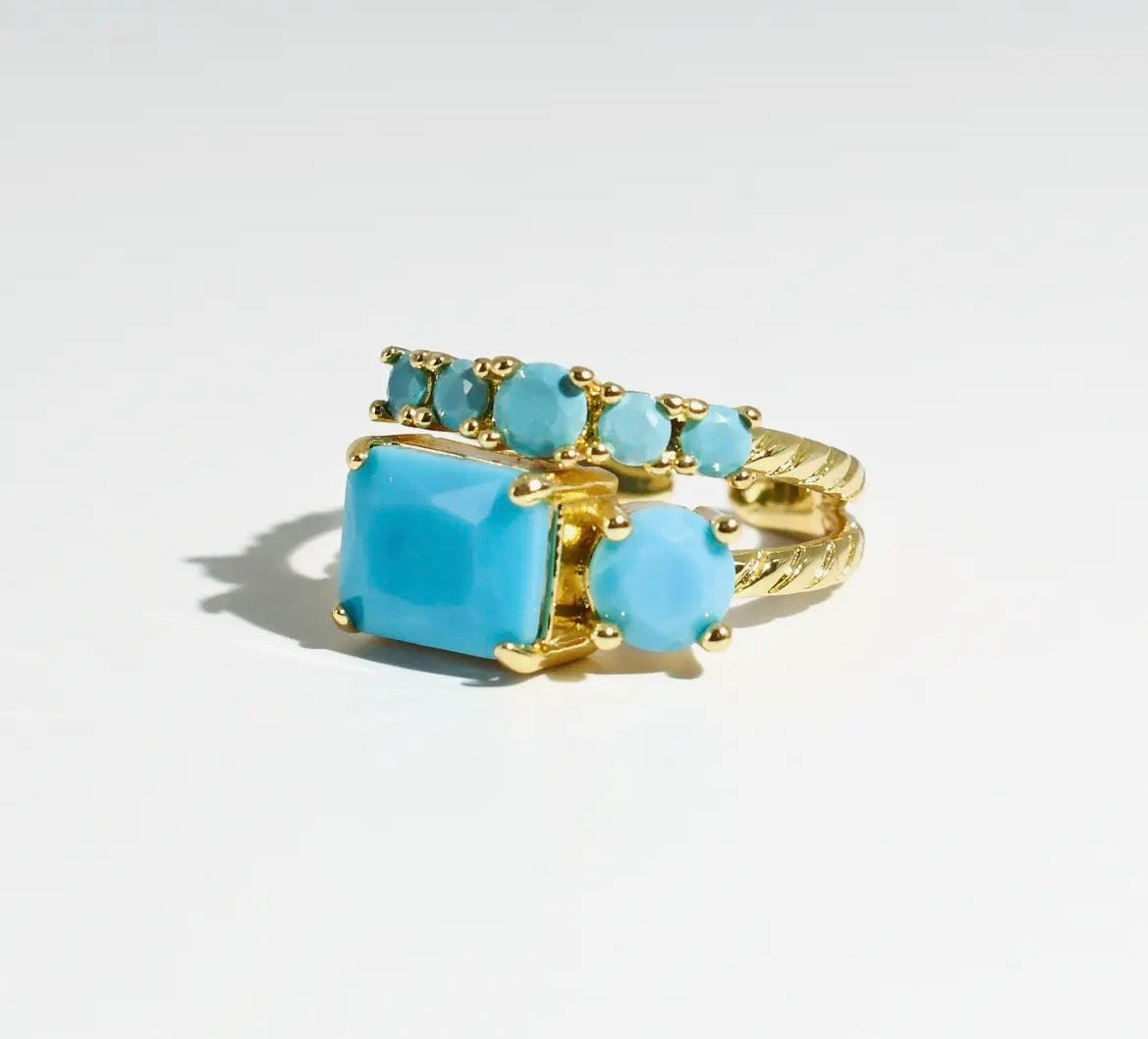 Turquoise Radiance Ring
