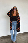 Polka Dot/Boo Reversible Cardigan