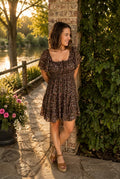 Flowy Smocked Floral Dress