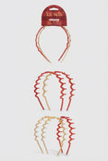 Holiday ZigZag Headband Set
