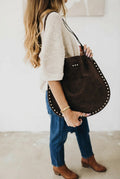 Dani Suede Hobo Bag