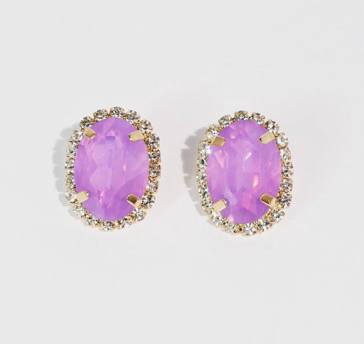 Dolce Rosa Lavender Studs