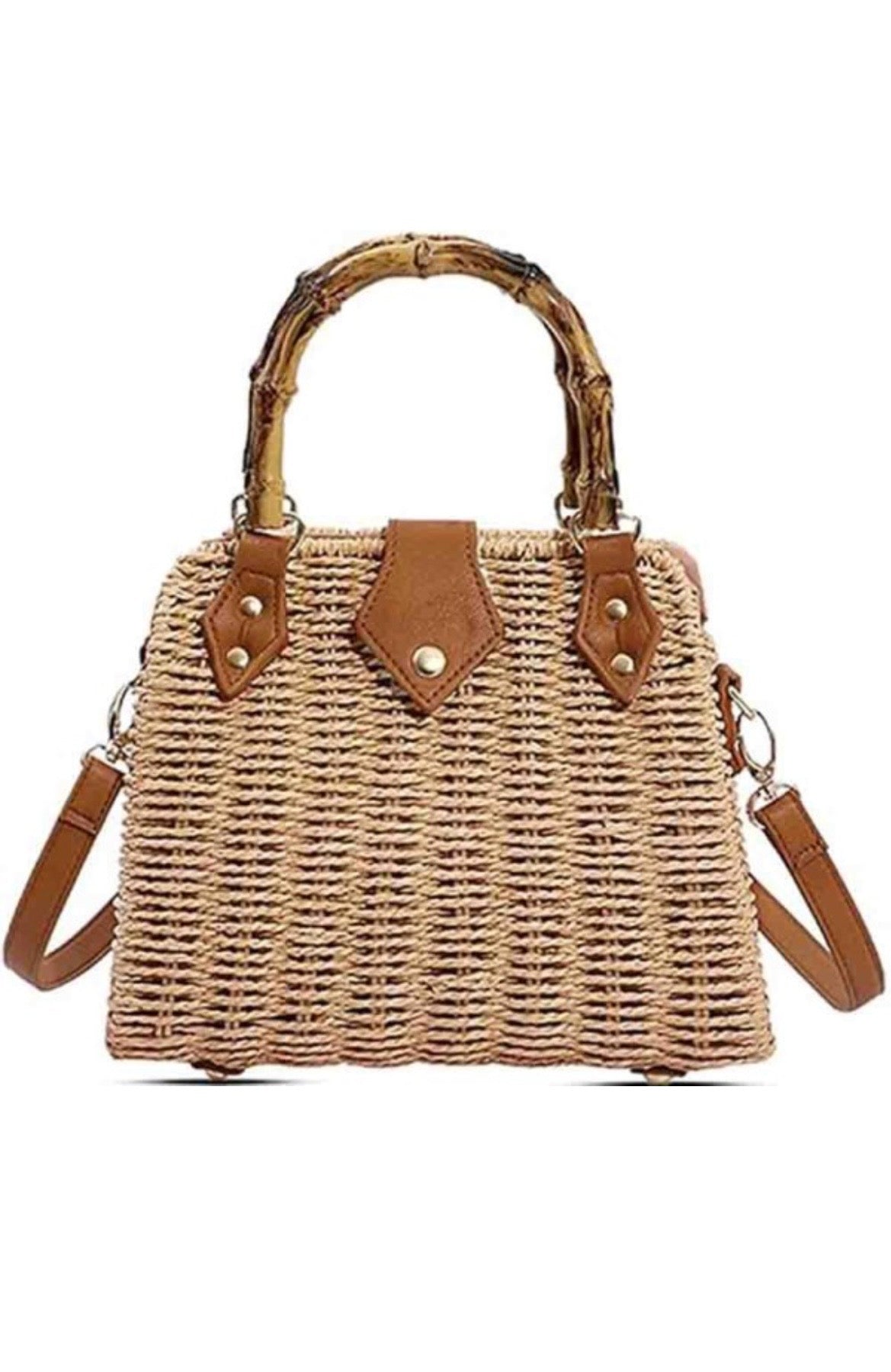 Chic Straw Satchel